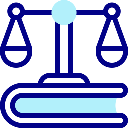 Law Detailed Mixed Lineal color icon