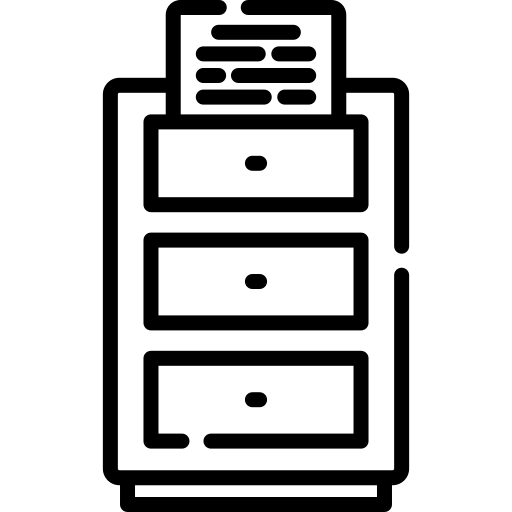 Filling cabinet Special Lineal icon