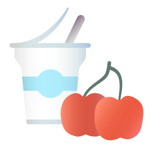 yoghurt Generic Flat Gradient icoon