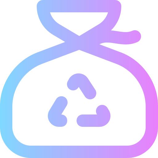 Garbage Super Basic Rounded Gradient icon