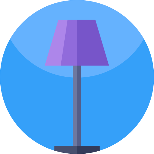 lámpara de mesa Geometric Flat Circular Flat icono