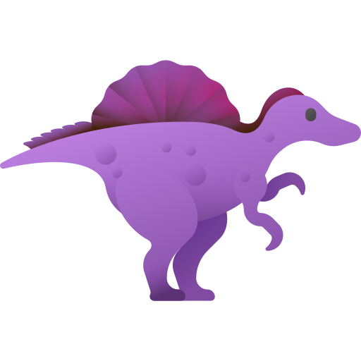 spinosaurus 3D Color icono