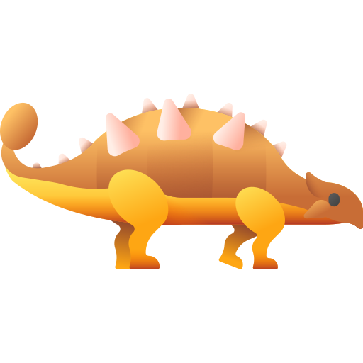 ankylosaure 3D Color Icône