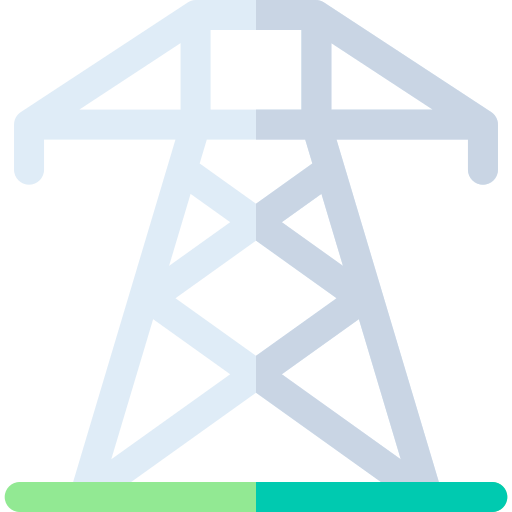 Электрическая башня Basic Rounded Flat иконка