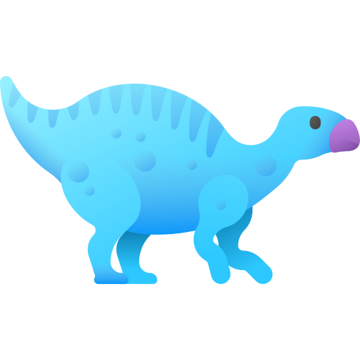 iguanodon 3D Color ikona