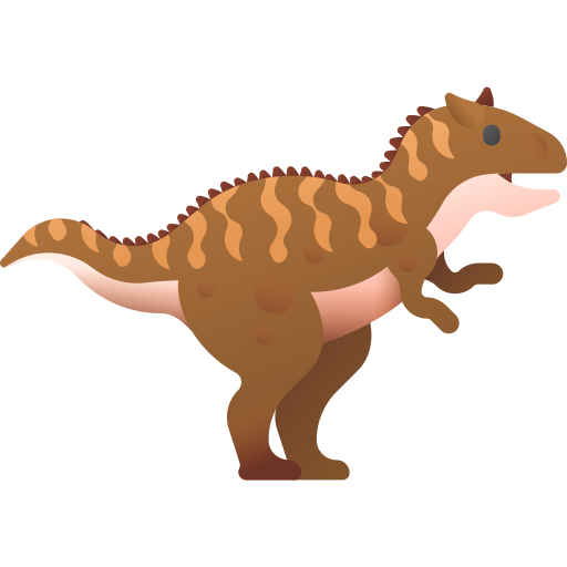 carnotaurus 3D Color icoon