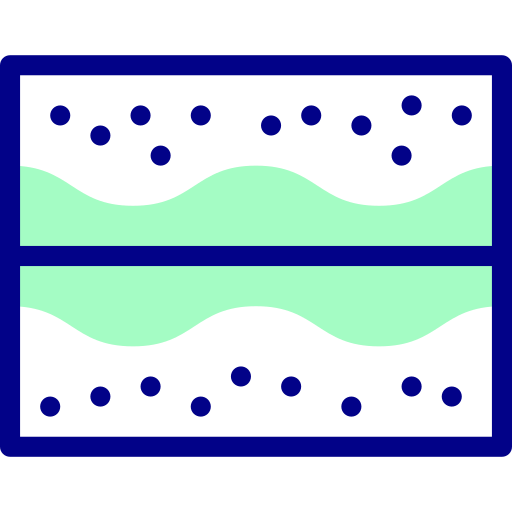 토양 Detailed Mixed Lineal color icon