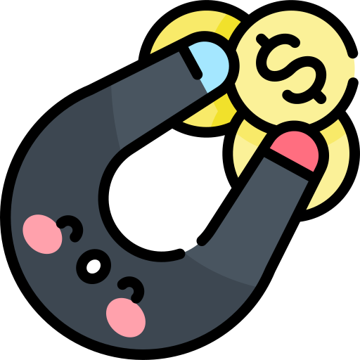 Magnet Kawaii Lineal color icon