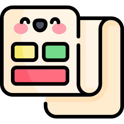 zeitung Kawaii Lineal color icon