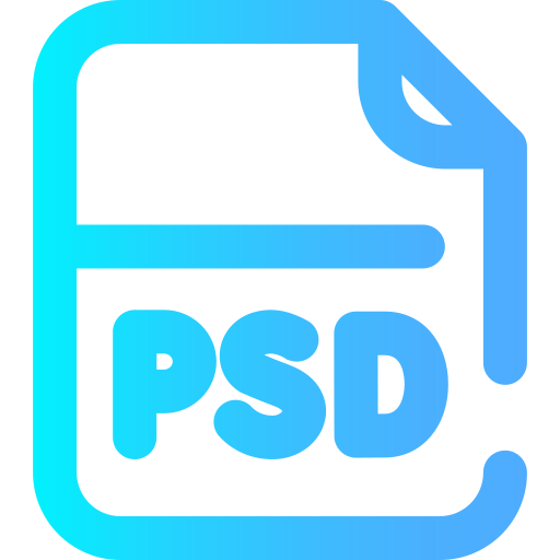 psdファイル Super Basic Omission Gradient icon