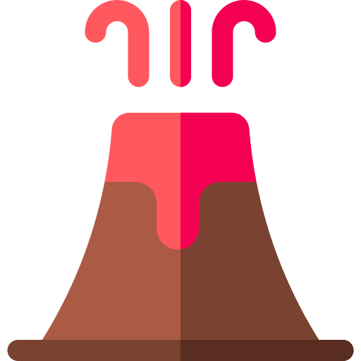 wulkan Basic Rounded Flat ikona