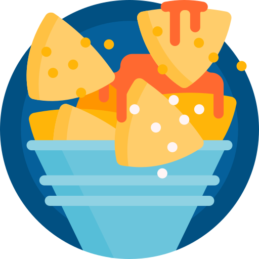 nachos Detailed Flat Circular Flat icono