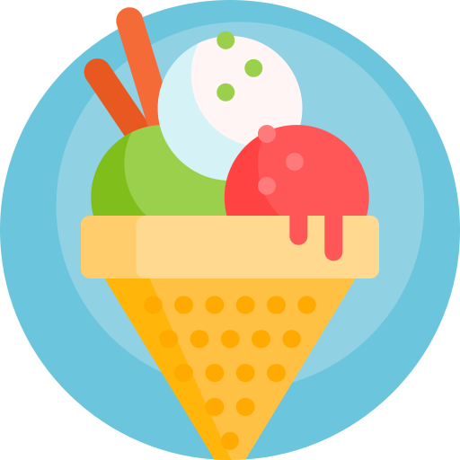 Мороженое Detailed Flat Circular Flat иконка
