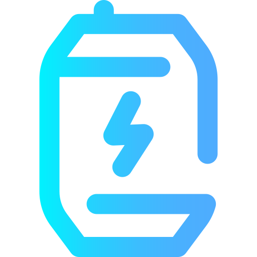 Energy drink Super Basic Omission Gradient icon