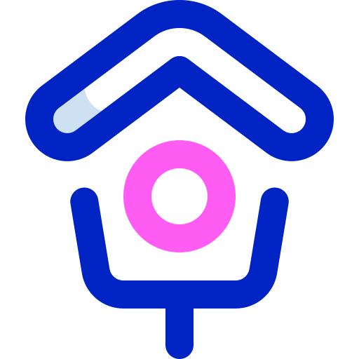 Bird house Super Basic Orbit Color icon