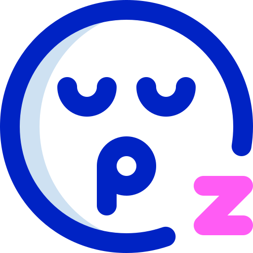 dormido Super Basic Orbit Color icono