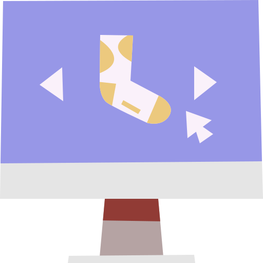 skarpetka Cartoon Flat ikona