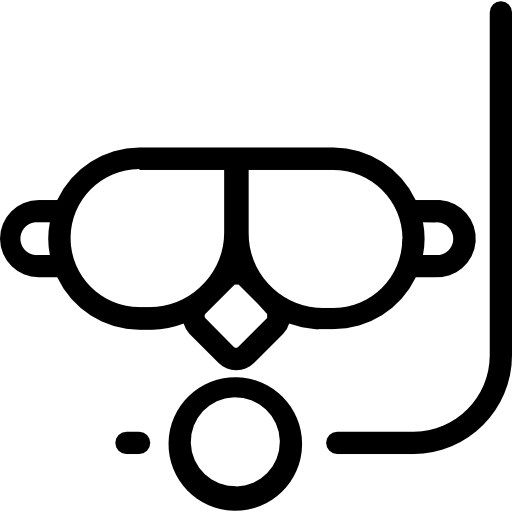 스노클 Roundicons Premium Lineal icon