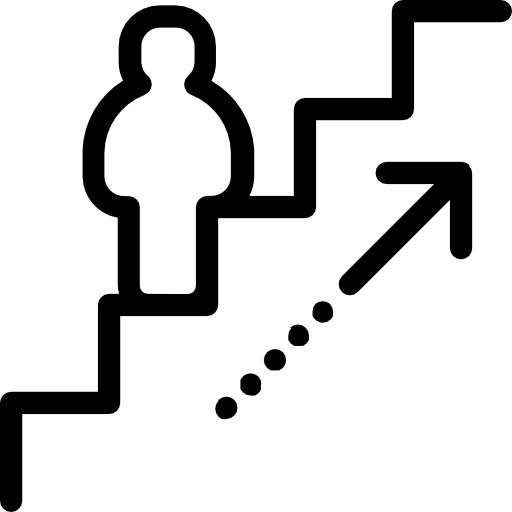 계단 Roundicons Premium Lineal icon