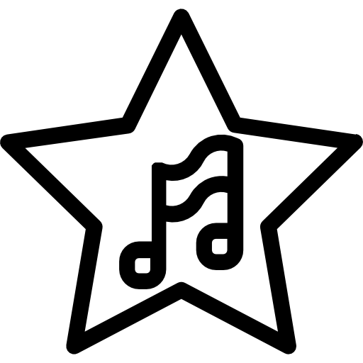 Звезда Roundicons Premium Lineal иконка