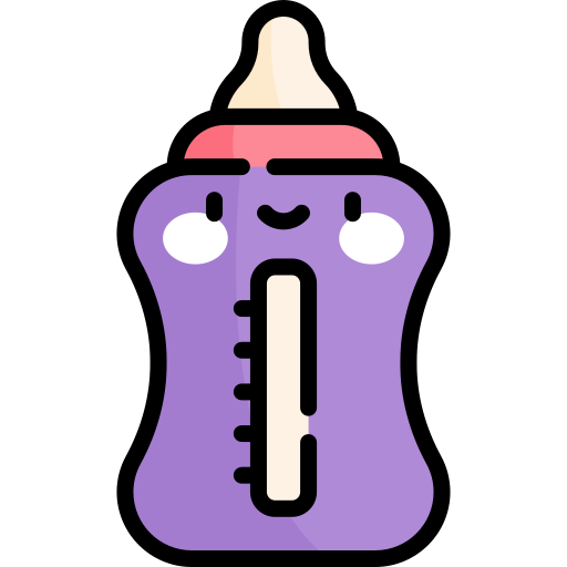 Baby bottle Kawaii Lineal color icon