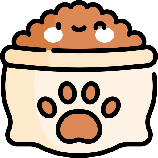 Pet food Kawaii Lineal color icon