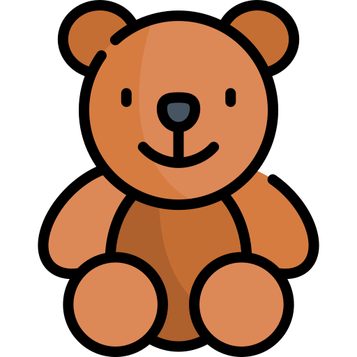 teddybär Kawaii Lineal color icon