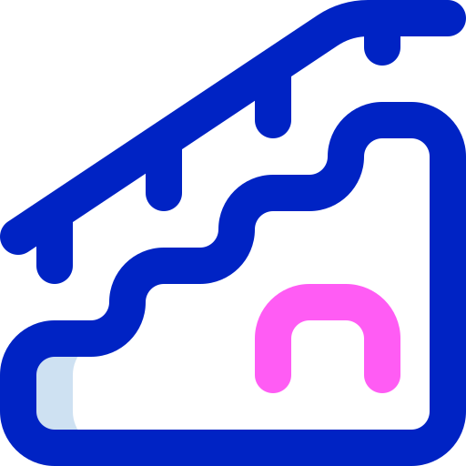 階段 Super Basic Orbit Color icon