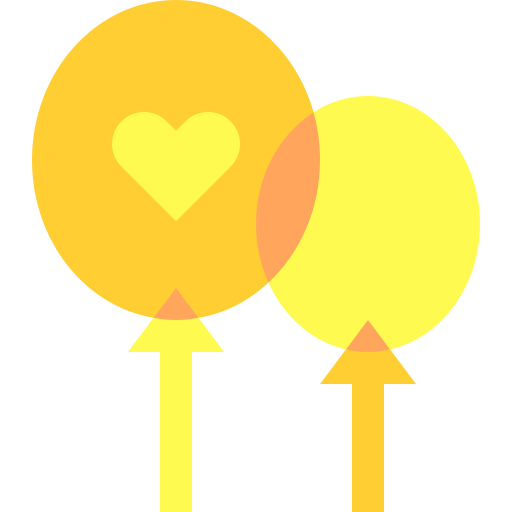 Balloons Basic Sheer Flat icon
