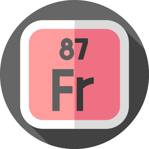francium Flat Circular Flat icoon