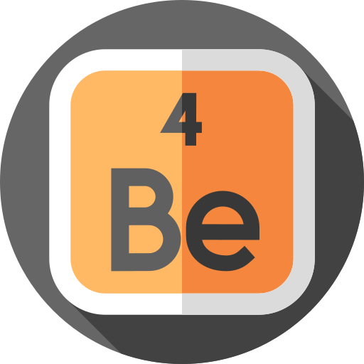 beryllium Flat Circular Flat icon