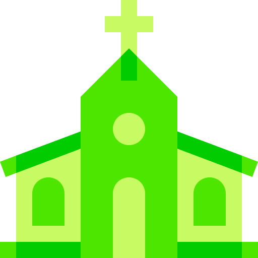 Église Basic Sheer Flat Icône