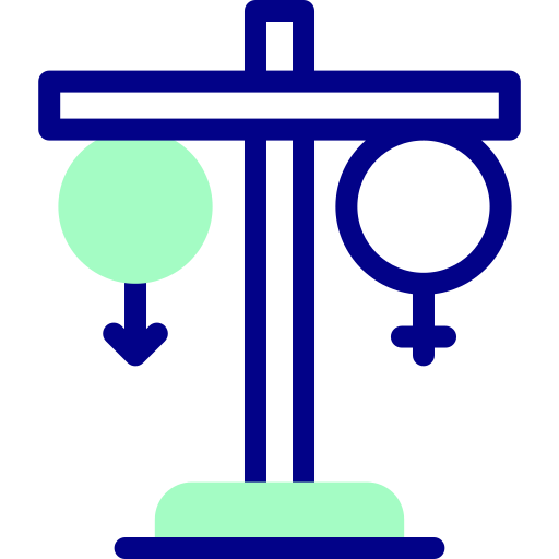 平等 Detailed Mixed Lineal color icon