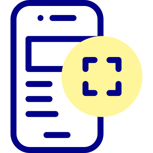 Scanning Detailed Mixed Lineal color icon