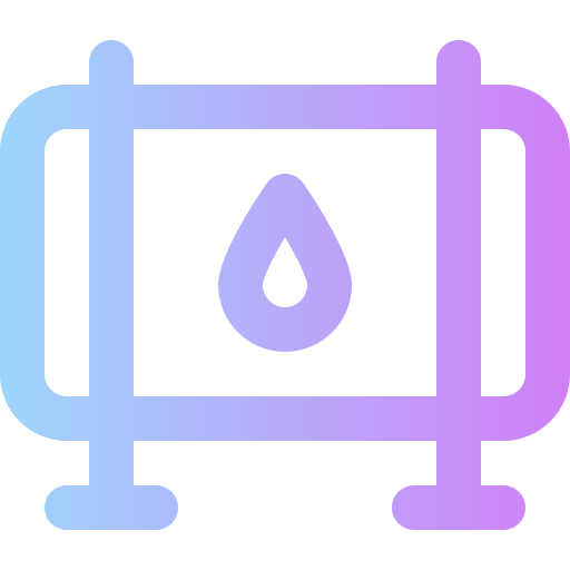 zbiornik wodny Super Basic Rounded Gradient ikona