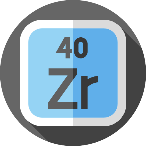 zirconio Flat Circular Flat icona