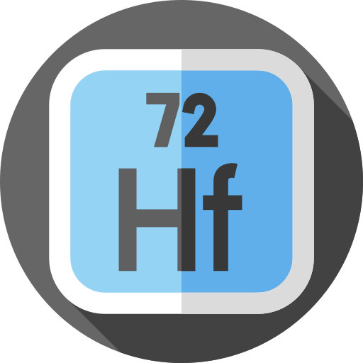 hafnio Flat Circular Flat icono
