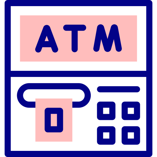 atm Detailed Mixed Lineal color icona
