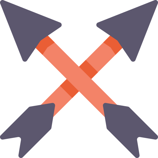 flechas Kawaii Flat icono