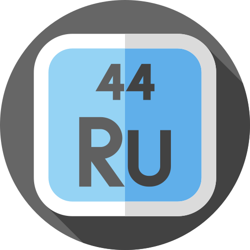 ruthenium Flat Circular Flat icon