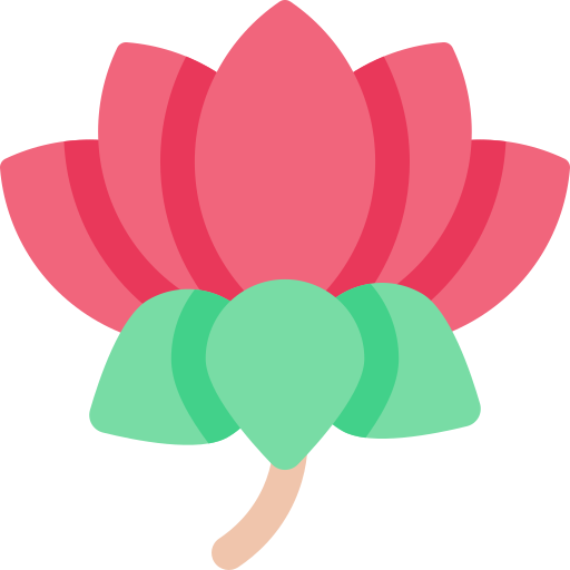 lotus Kawaii Flat icoon