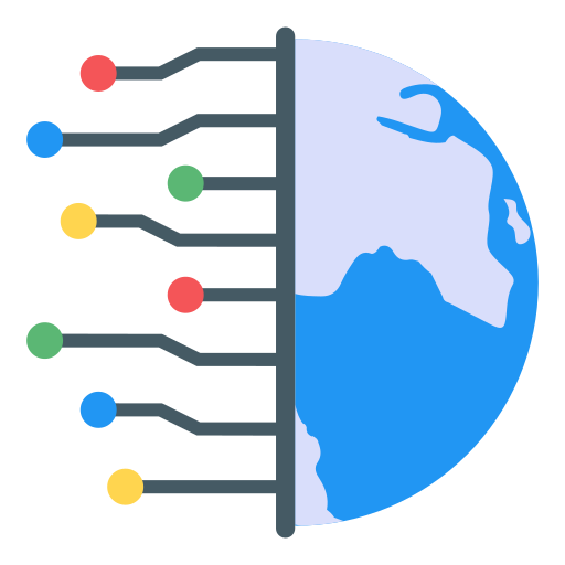 sieć globalna Generic Flat ikona