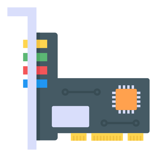 chip informatico Generic Flat icona