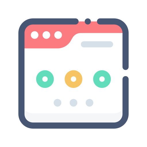 Web browser Generic Outline Color icon