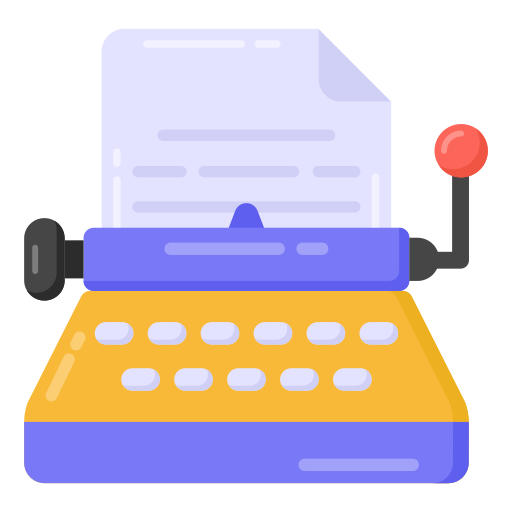 タイプライター Generic Flat icon