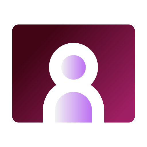 avatar Generic Flat Gradient icono