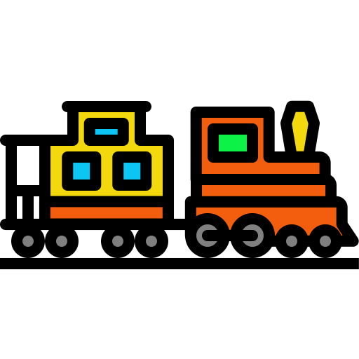 tren Generic Outline Color icono