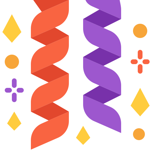 Ribbon Generic Flat icon