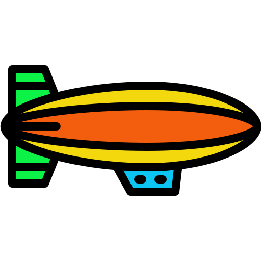 blimp Generic Outline Color icon