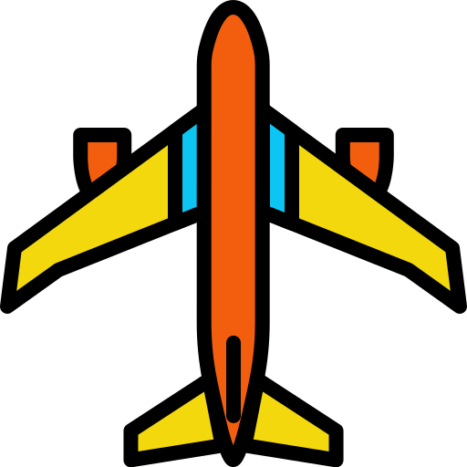 avion Generic Outline Color Icône